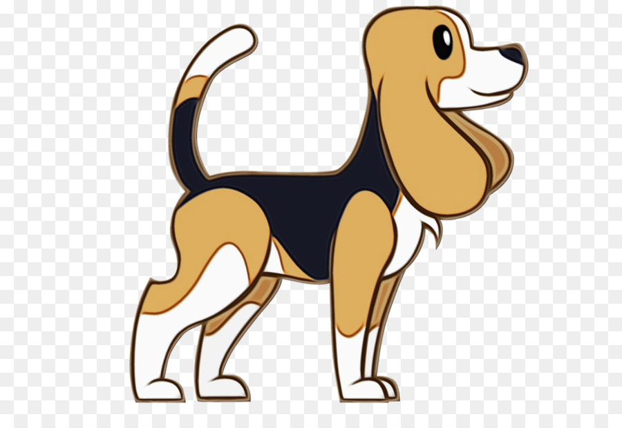 Hund Cartoon Englisch Foxhound Beagle Schwanz - 