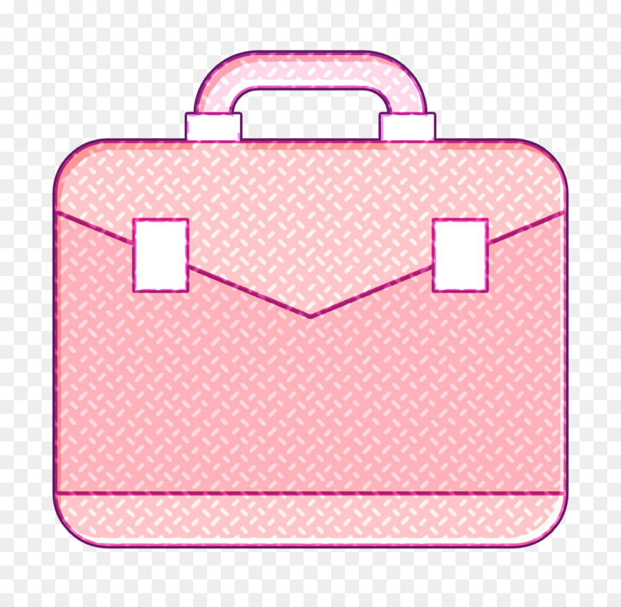 Bag icon Briefcase icon Office elements icon