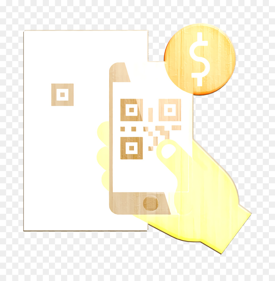 E-commerce and shopping elements icon Qr code icon