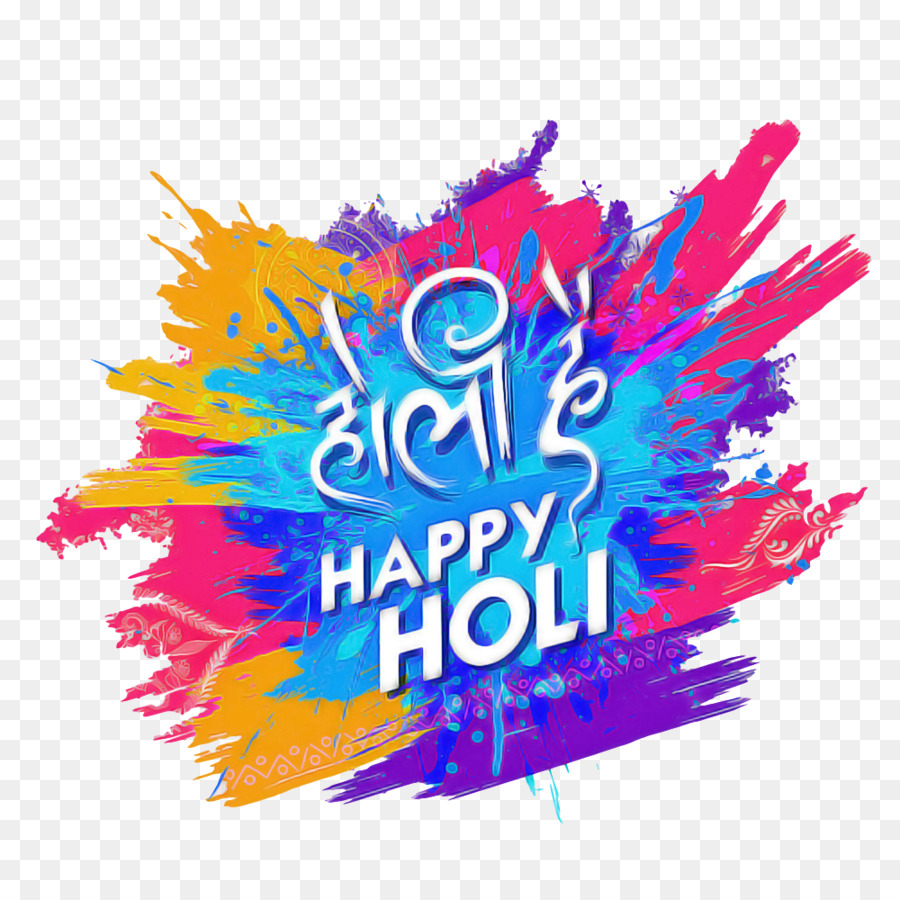 Happy Holi Text PNG Images free download
