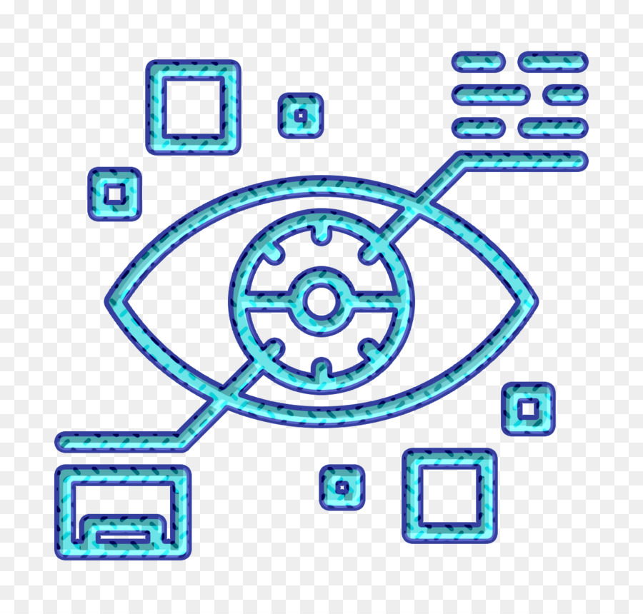 Icona dell'occhio Icona del futuro - 