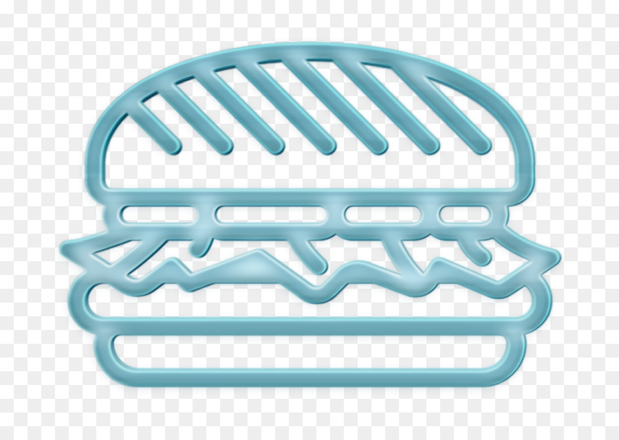 Các yếu tố nhà hàng biểu tượng Bánh mì kẹp thịt biểu tượng bánh mì kẹp thịt - 