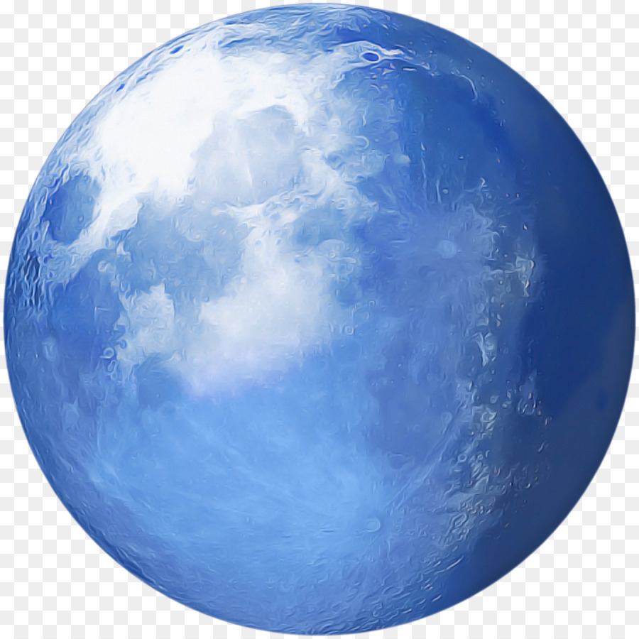blauer atmosphärischer Phänomenkugel-Planetenhimmel - 
