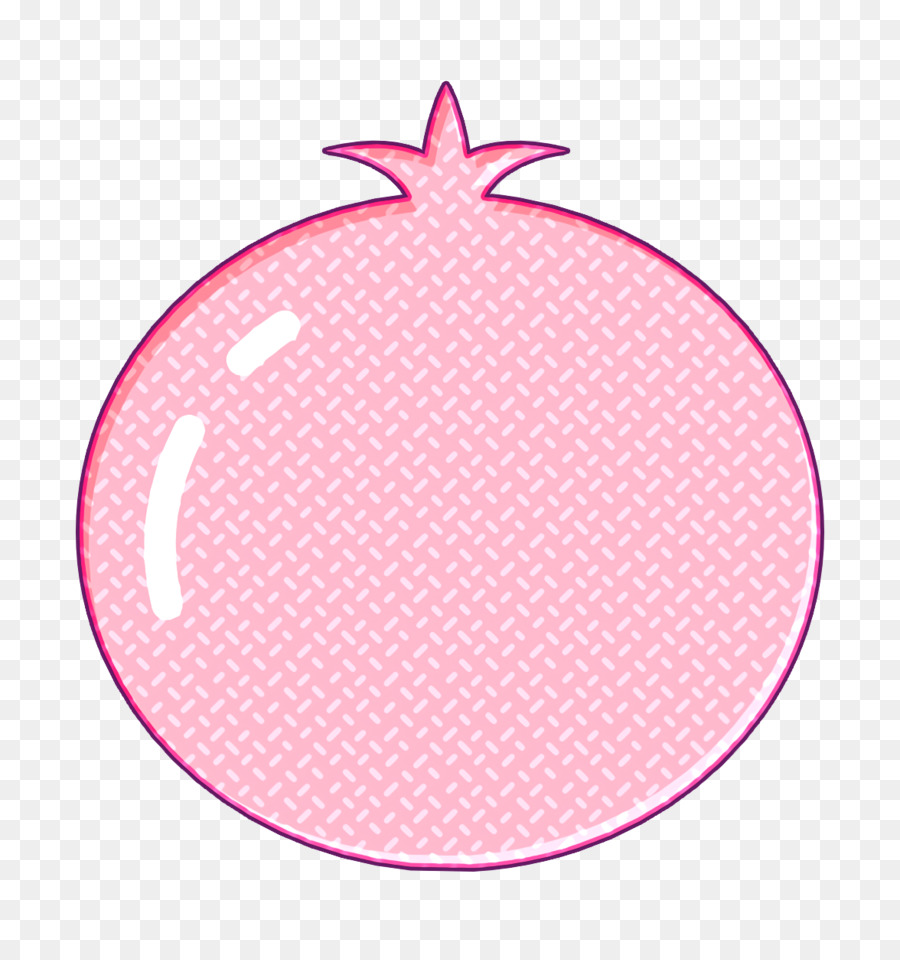 Granatapfel-Symbol Obst-Symbol Gastronomie Set-Symbol - 