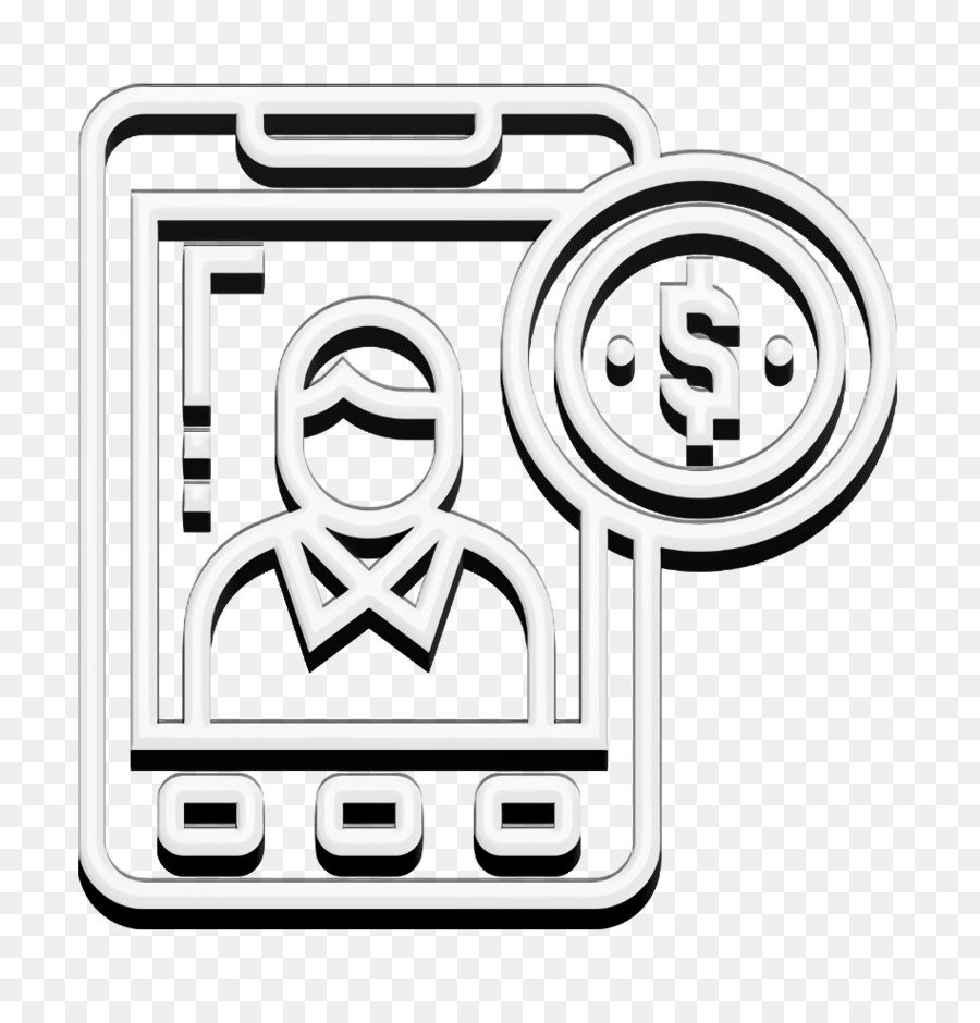 Buchhaltungssymbol Tablet-Symbol - 
