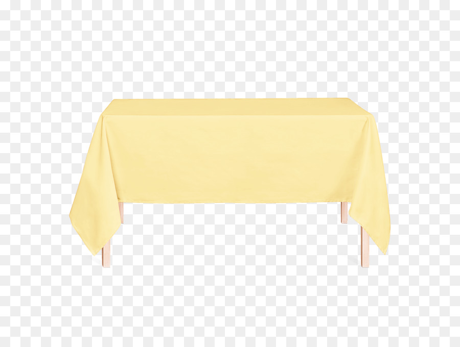 yellow tablecloth rectangle linens table
