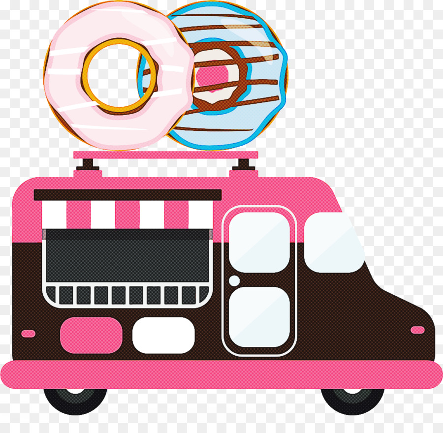 pink transport vehicle line rolling