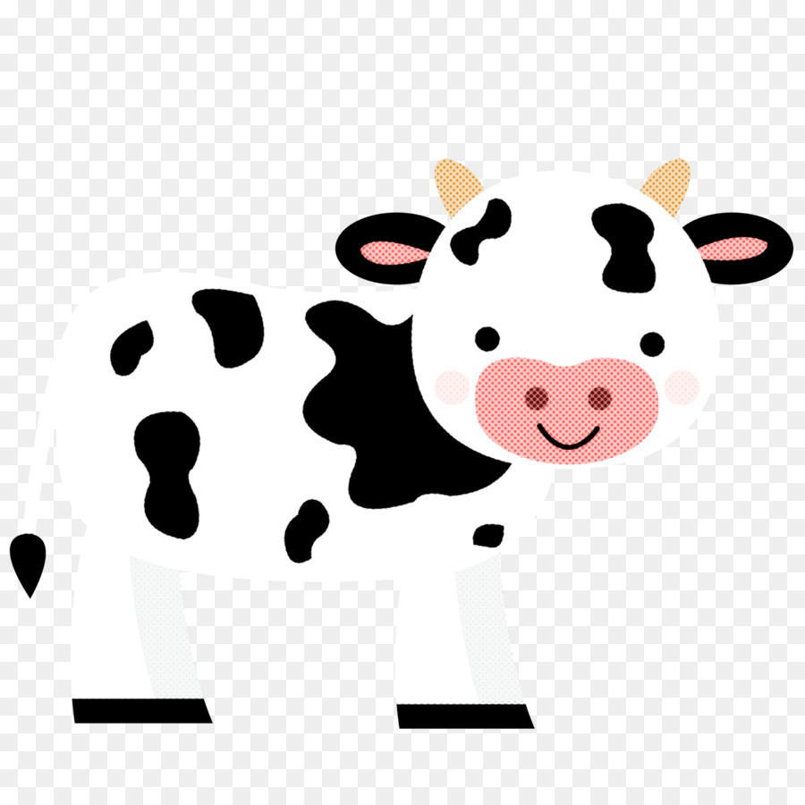 cartoon dairy cow bovine snout line png download - 1500*1500 - Free  Transparent Cartoon png Download. - CleanPNG / KissPNG
