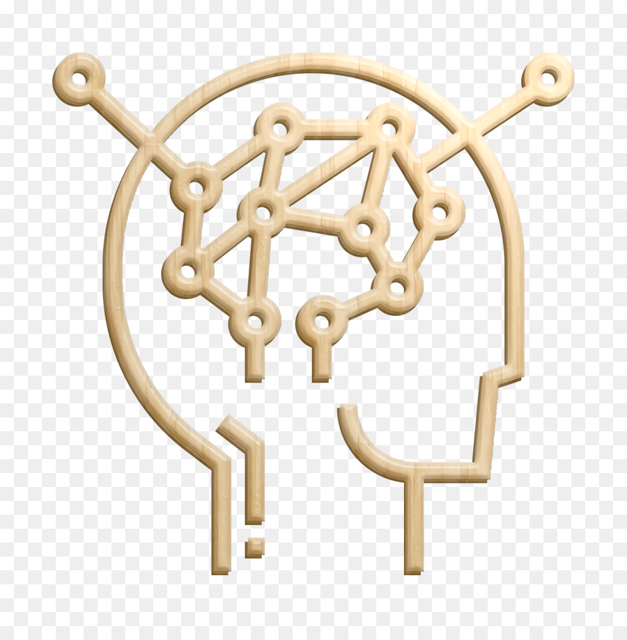 Lernsymbol Symbol für künstliche Intelligenz Kopfsymbol - 