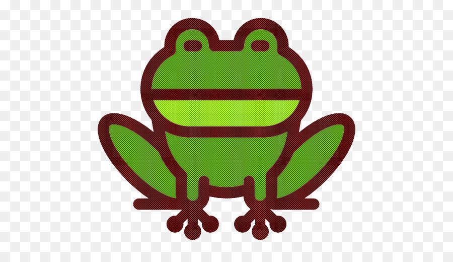 frog green true frog cartoon hyla