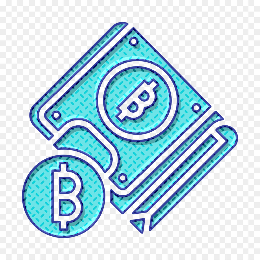 Blockchain Symbol Brieftaschensymbol - 