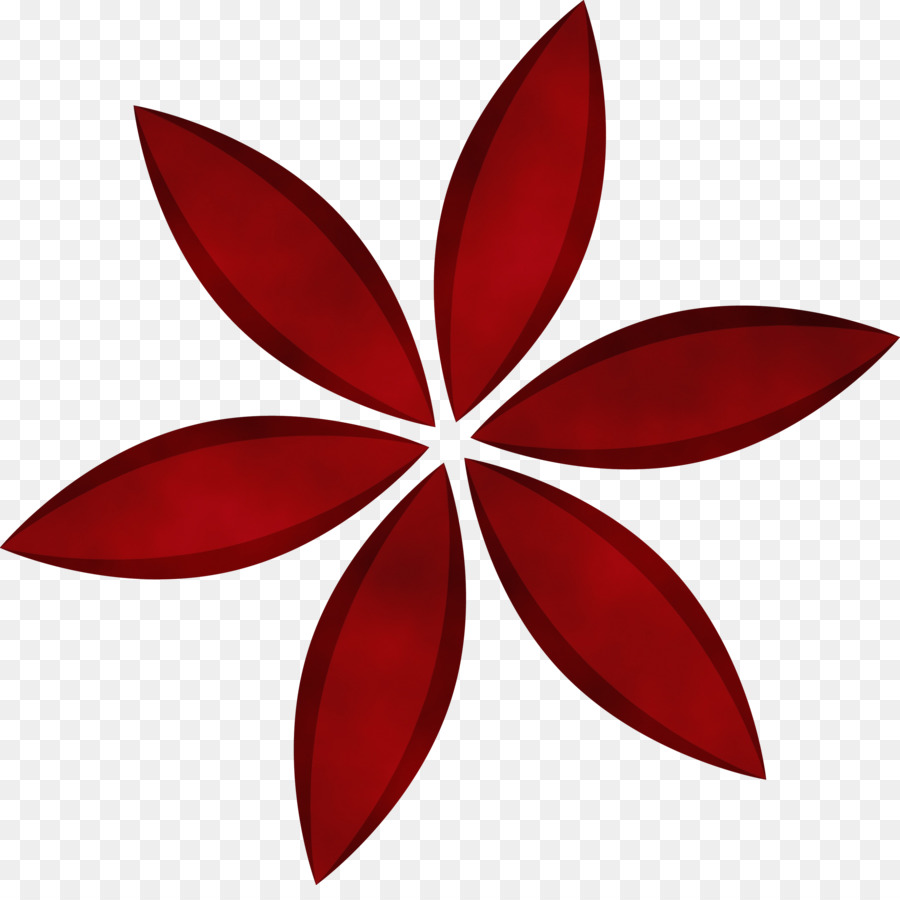 fiore della pianta del petalo della foglia rossa - 