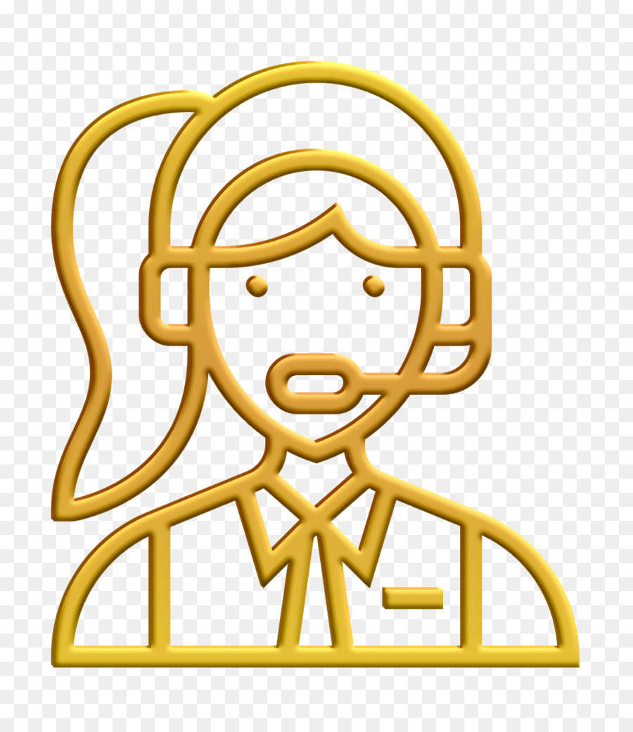 Sachbearbeitersymbol Kontaktsymbol Karriere Frauen Symbol - 