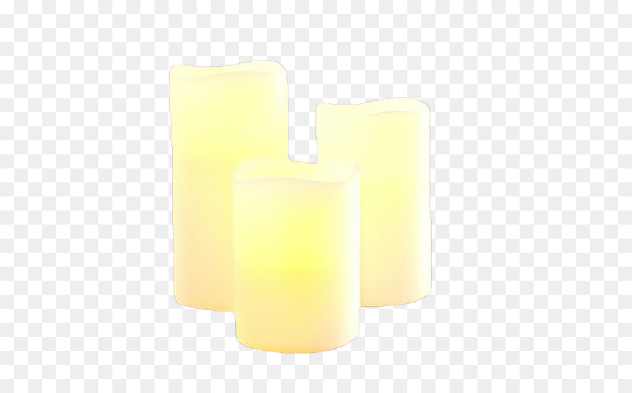 yellow lighting candle flameless candle wax