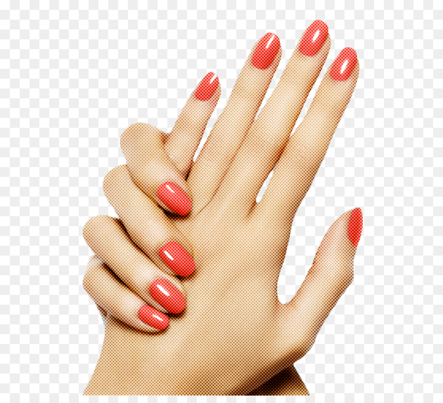 smalto per unghie manicure cura delle unghie dito - 