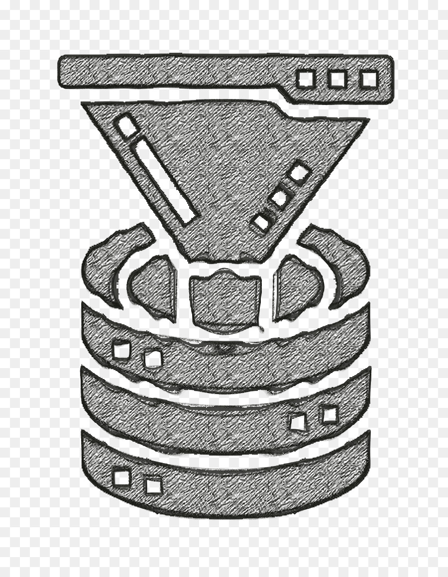 Filtersymbol Trichtersymbol Symbol für die Datenbankverwaltung - 