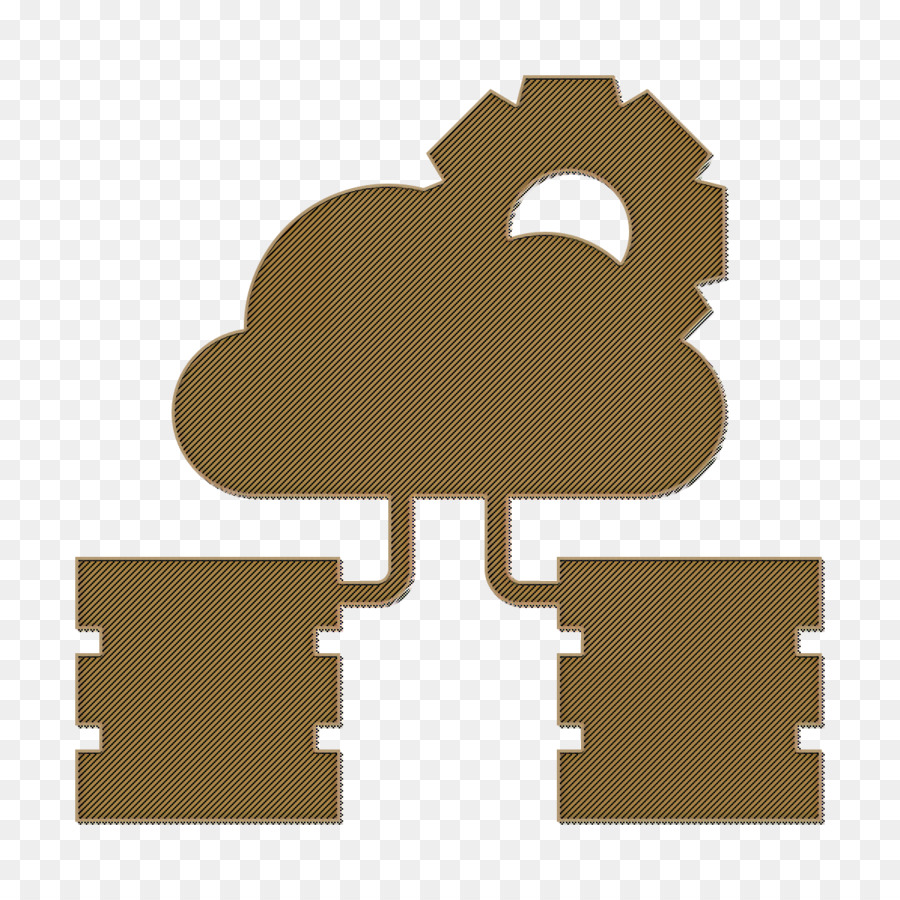 Icona del server Icona di archiviazione cloud Icona di gestione del database - 