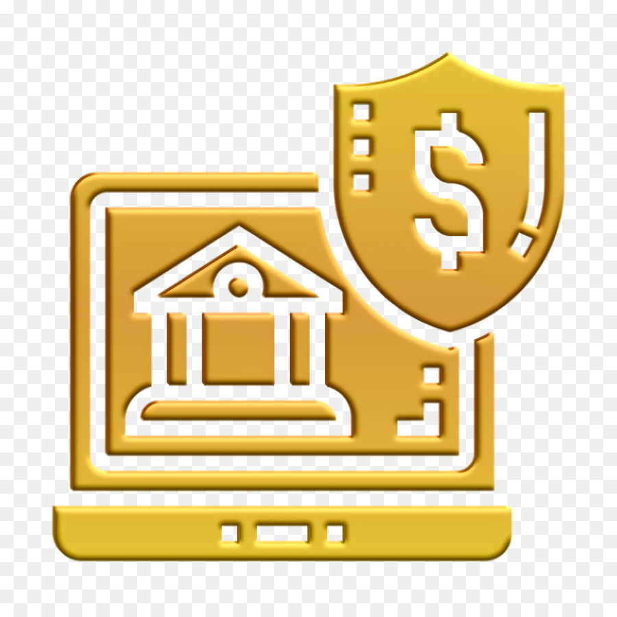 Digital Banking-Symbol Online-Banking-Symbol Schildsymbol - 