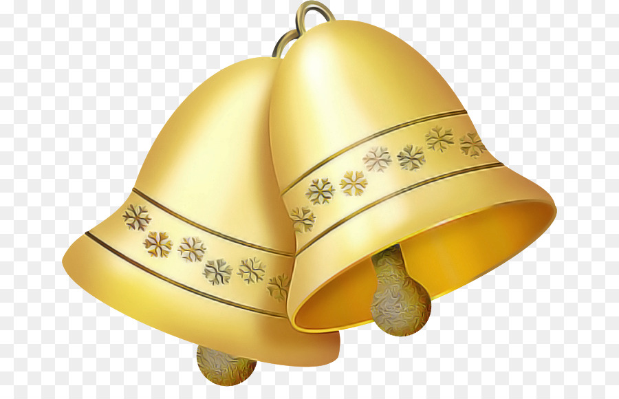 campana gialla in metallo - 
