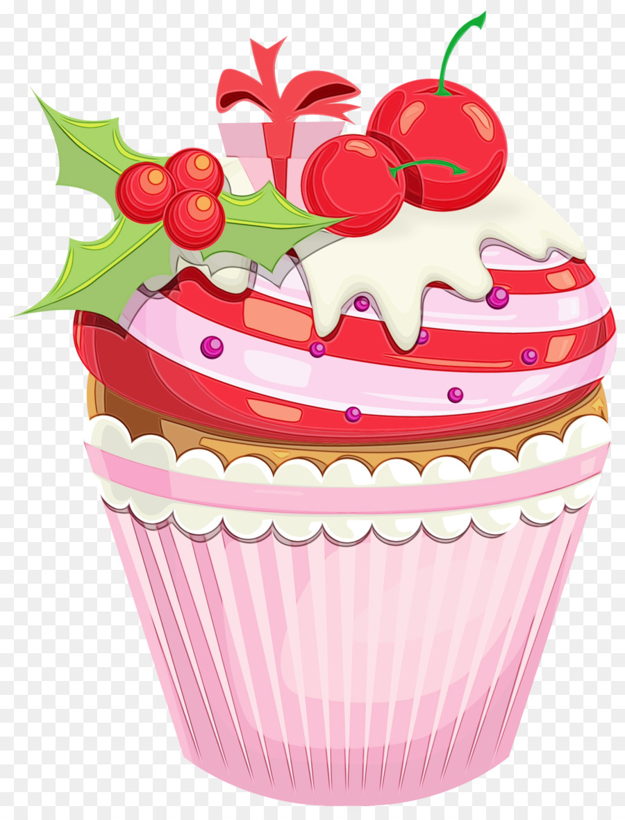 Backbecher rosa Essen Cupcake Kuchen - 