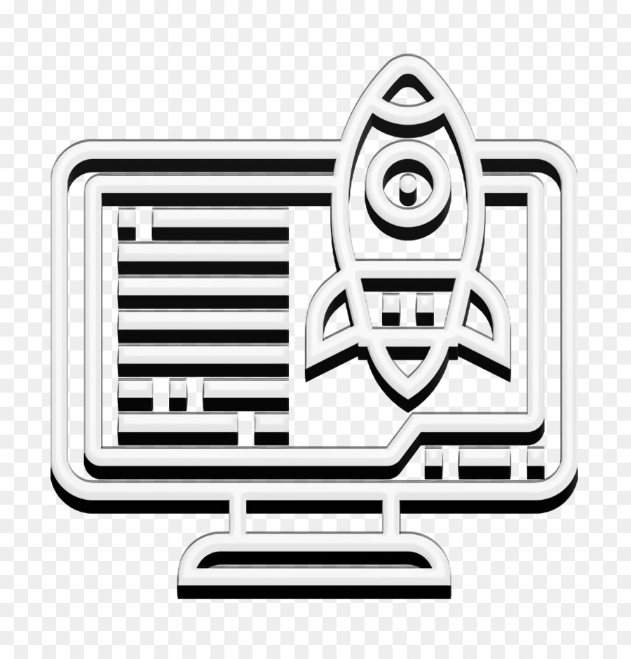 Serversymbol Raketensymbol Programmiersymbol - 