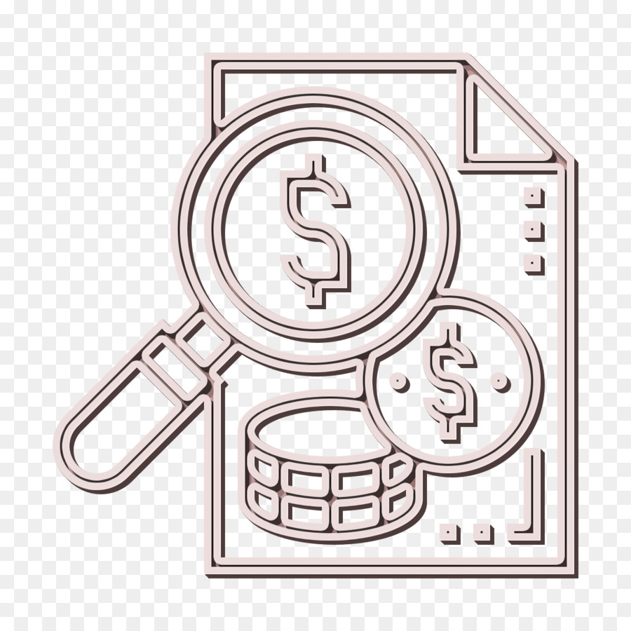 Budget Symbol Spar  und Investitionssymbol - 