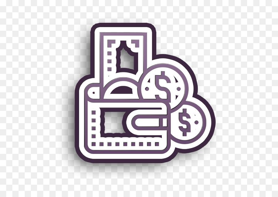 Icona del portafoglio Icona di risparmio e investimento - 