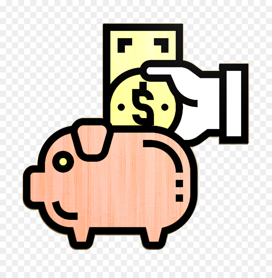 Save icon Piggy bank icon Saving and Investment icon