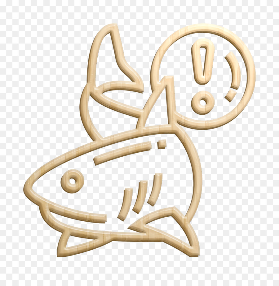 Hai-Symbol Risikosymbol Rettungssymbol - 