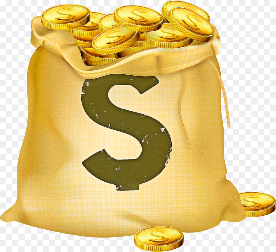 gelbe Geldwährungsmünze - 