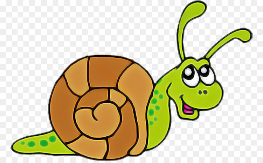 cartoon insect snails and slugs leaf animal figure