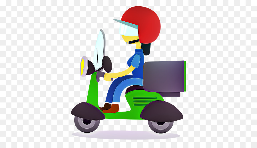 cartone animato veicolo di trasporto scooter equitazione giocattolo - 