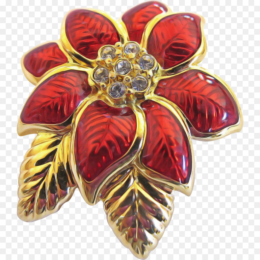 brooch red jewellery leaf body jewelry