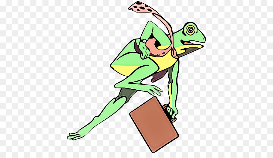 green cartoon tree frog shrub frog tree frog