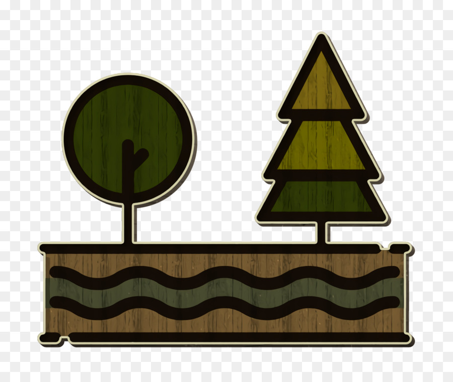 Nature icon Tree icon River icon