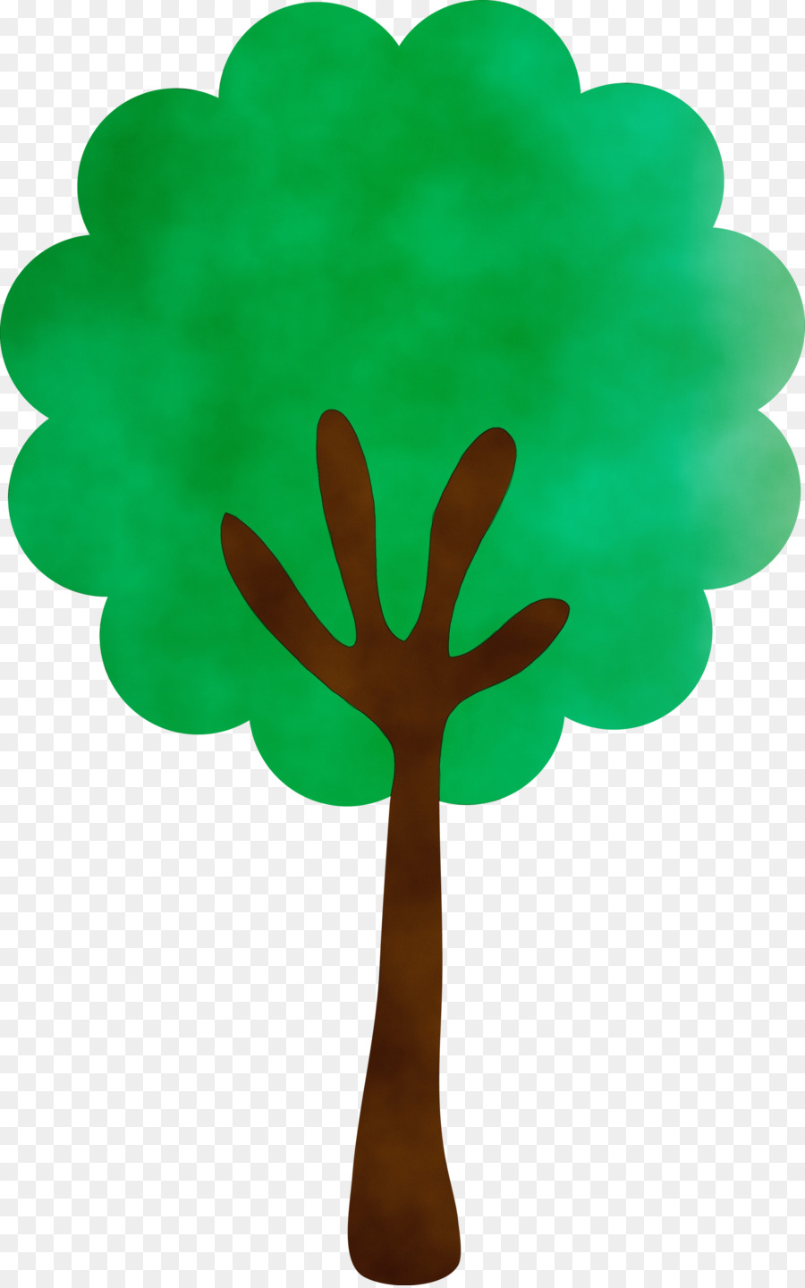 biểu tượng cây lá xanh - 