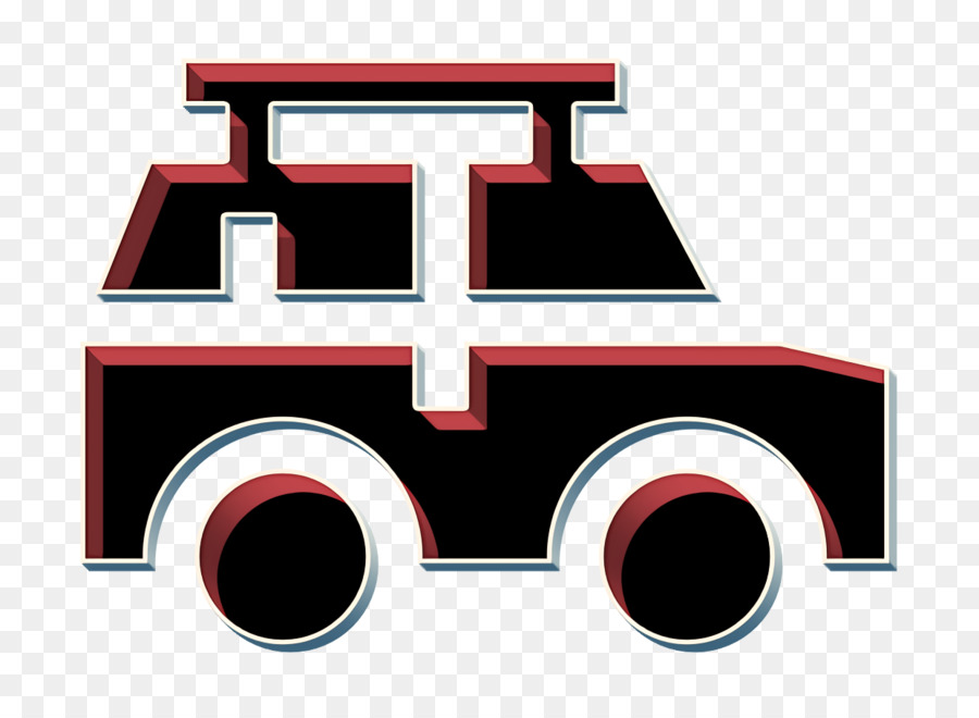 Biểu tượng phương tiện và vận tải Biểu tượng xe jeep Biểu tượng đường tắt - 