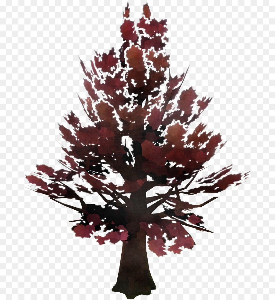 cây lá đỏ cây thân gỗ - 