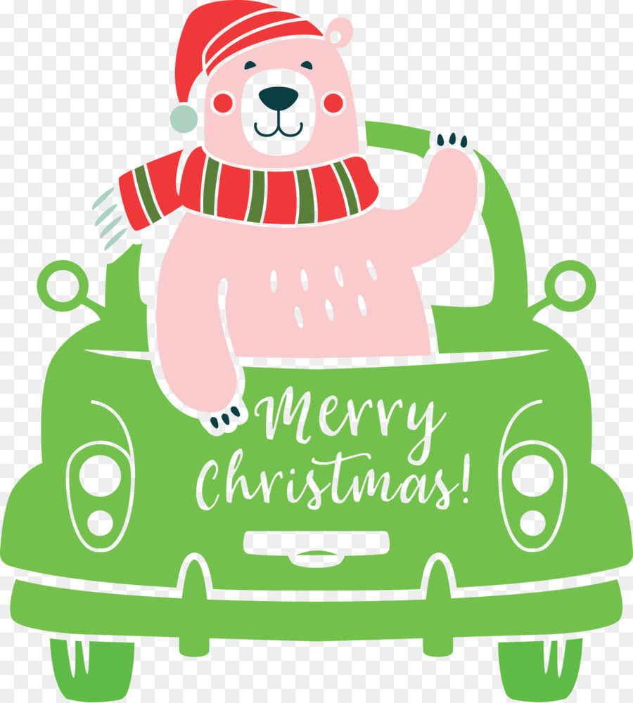 Frohe Weihnachten Auto - 