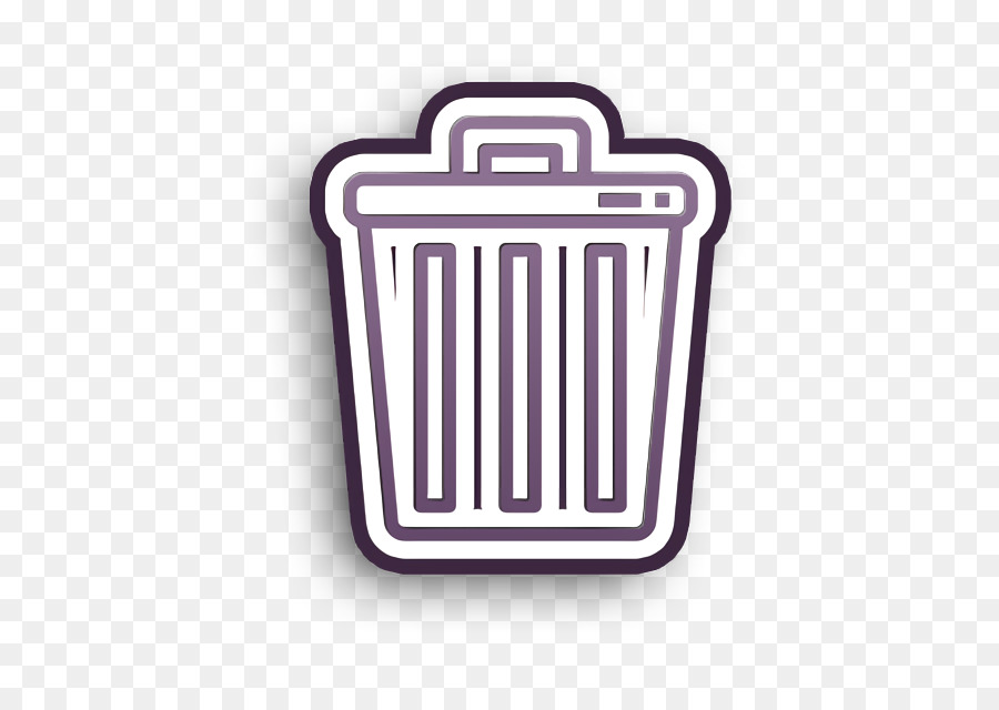 Office Stationery icon Trash icon