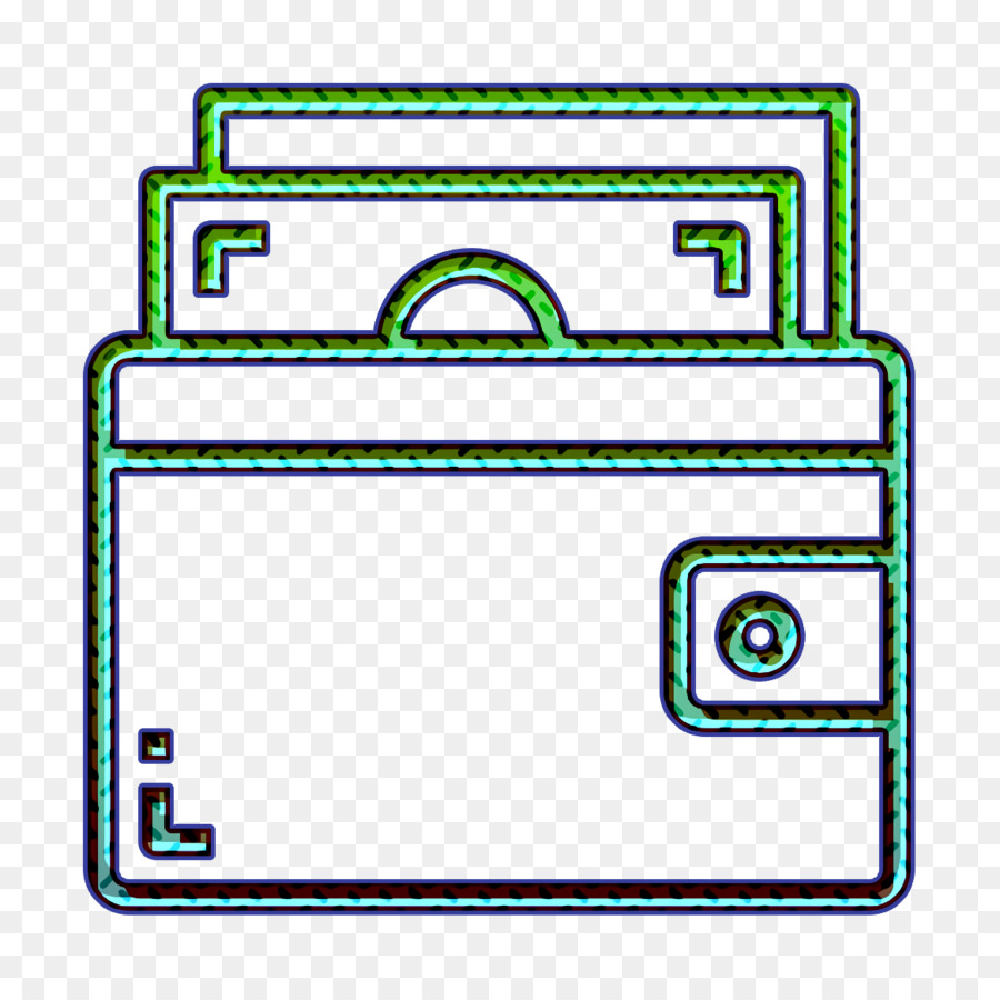 Wallet icon Shopping icon