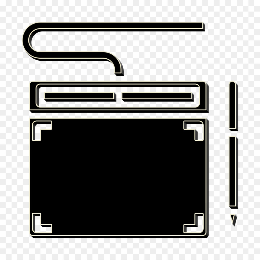 Grafiktablett-Symbol Symbol für elektronisches Gerät - 