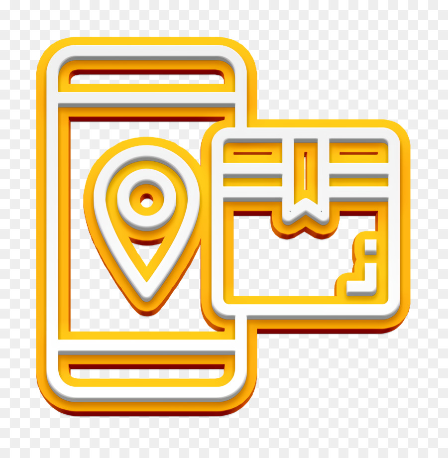 Logistik-Symbol Smartphone-Symbol Versand-Symbol - 