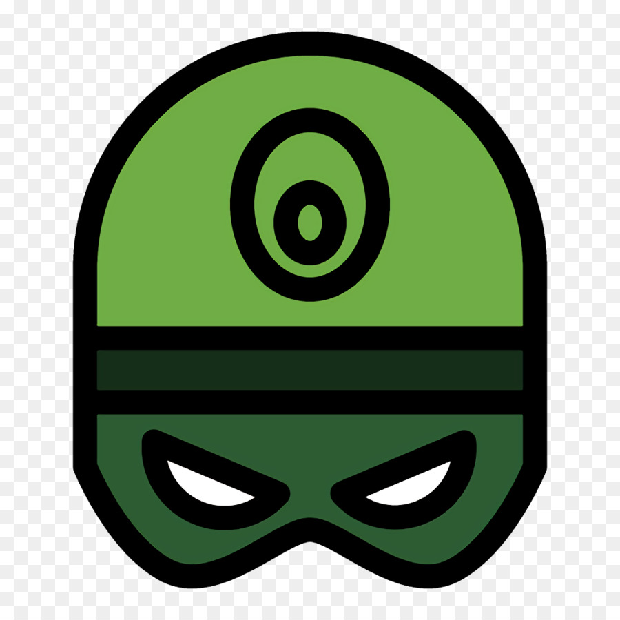 copricapo verde per casco - 