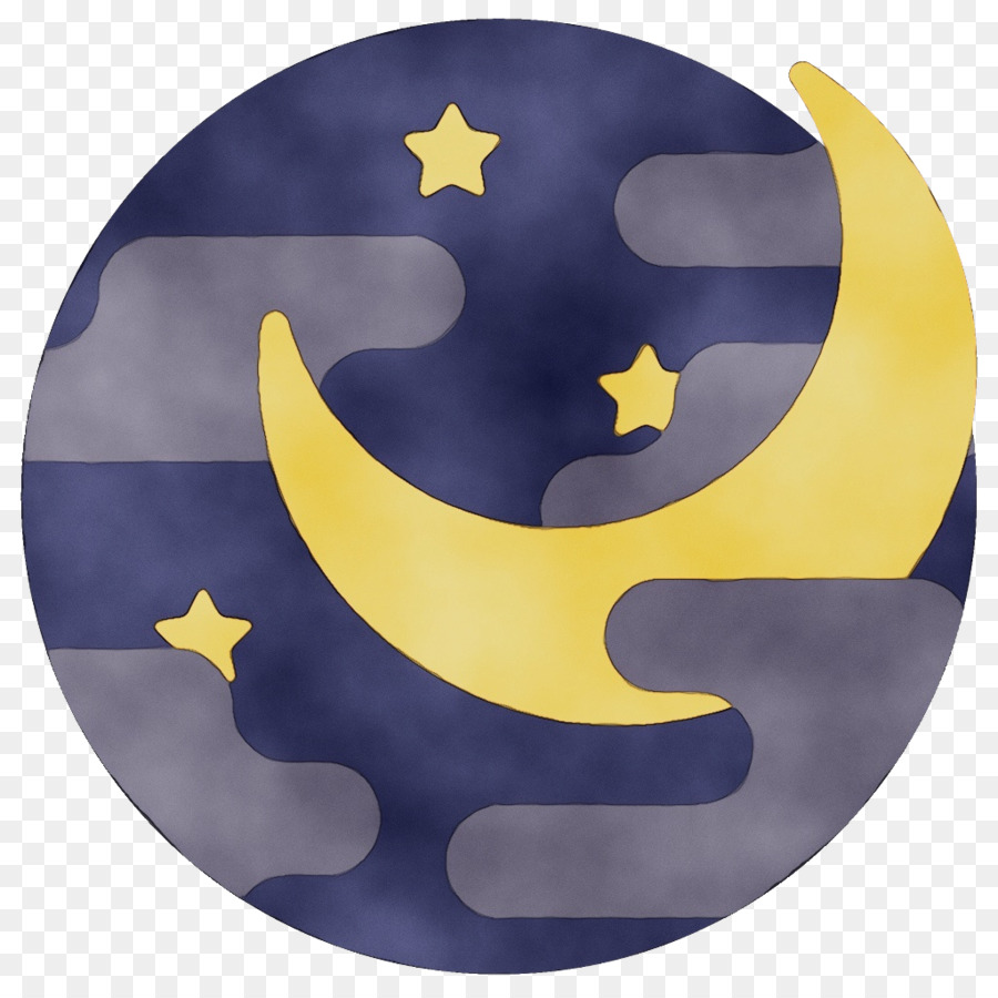 flag yellow plate crescent symbol