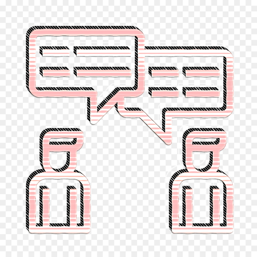 Verhandlungssymbol Werbesymbol Chat-Symbol - 