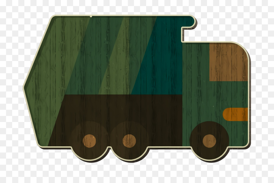 LKW-Symbol Transportsymbol Müllwagen-Symbol - 