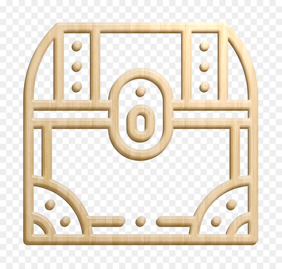 Schatzsymbol Archäologie-Symbol Truhen-Symbol - 