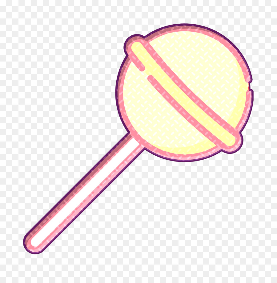 Lollipop-Symbol Desserts und Süßigkeiten-Symbol - 