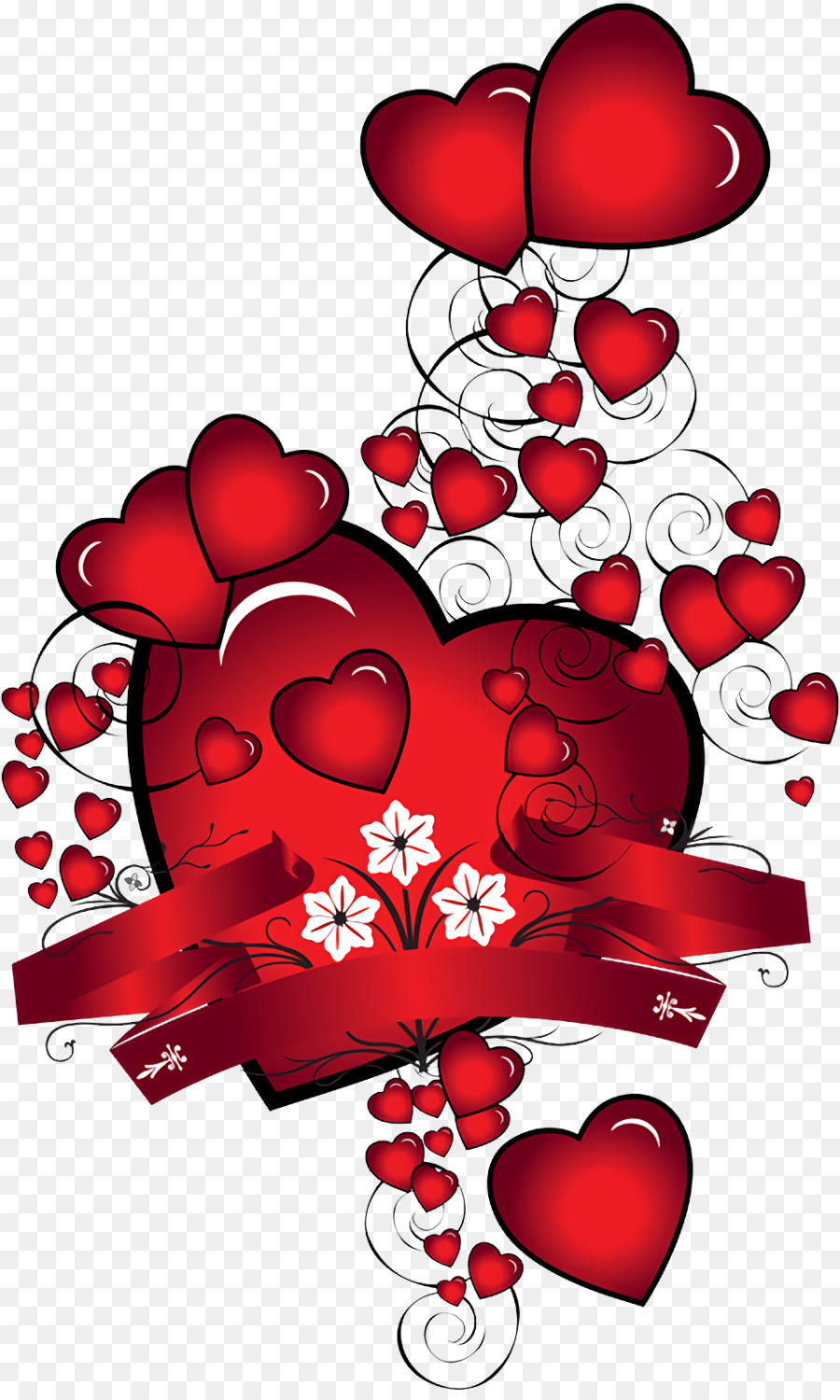 rotes Herz Valentinstag - 